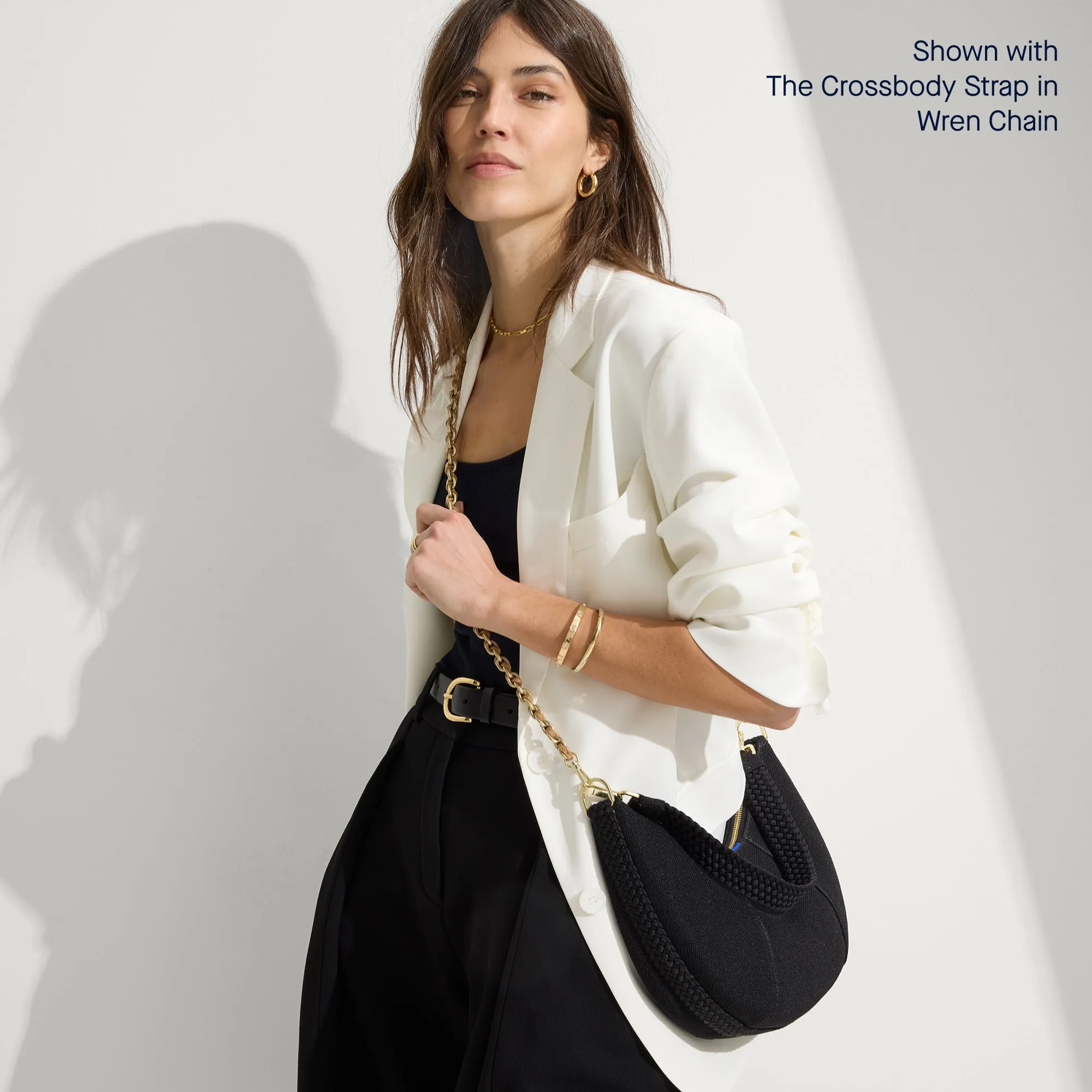 The Crescent Bag - Black Licorice
