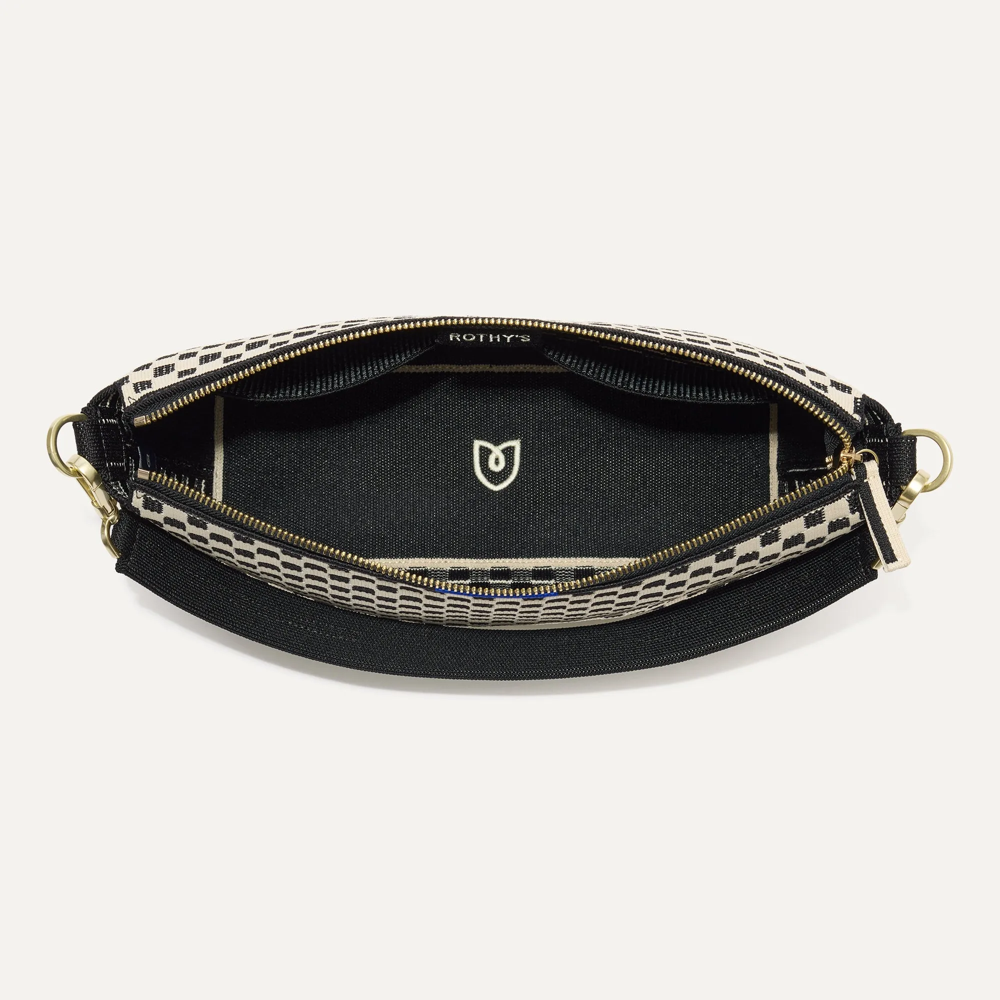 The Daily Crossbody - Tuxedo Midi Check