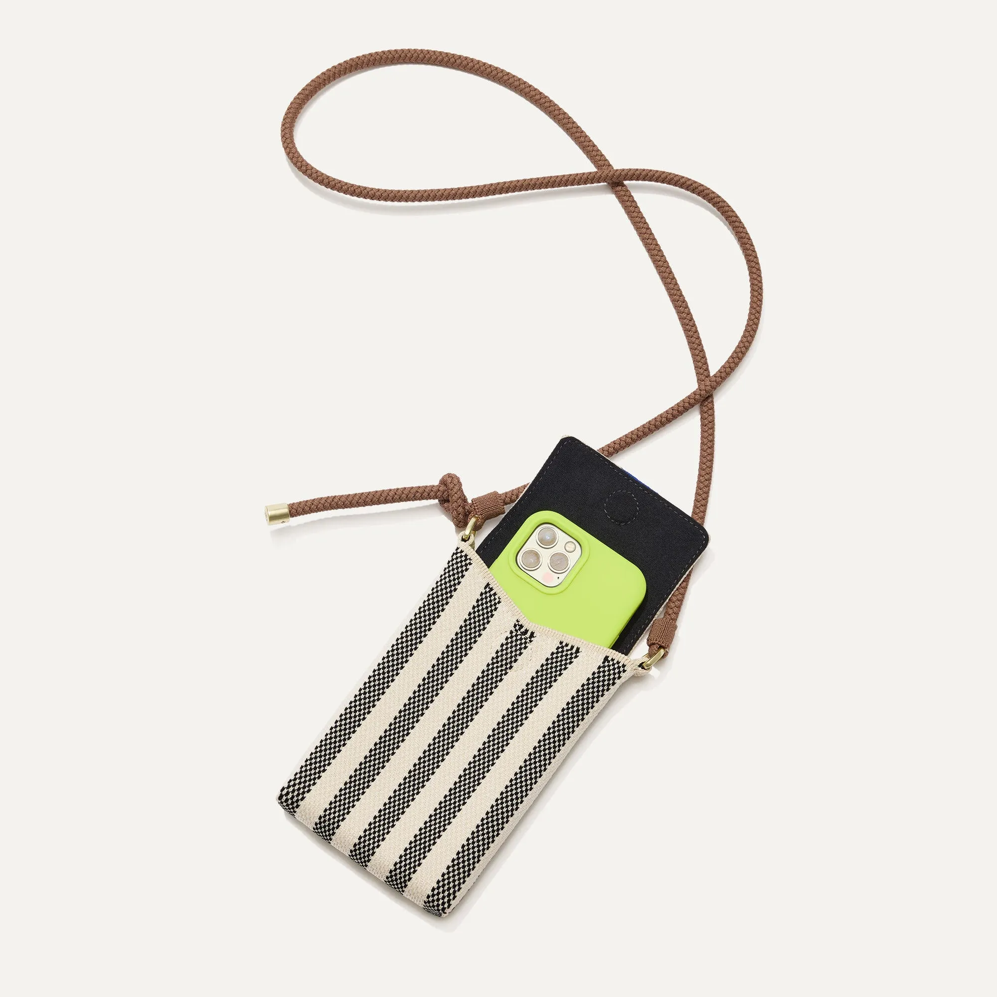 The Phone Crossbody - Cabana Stripe