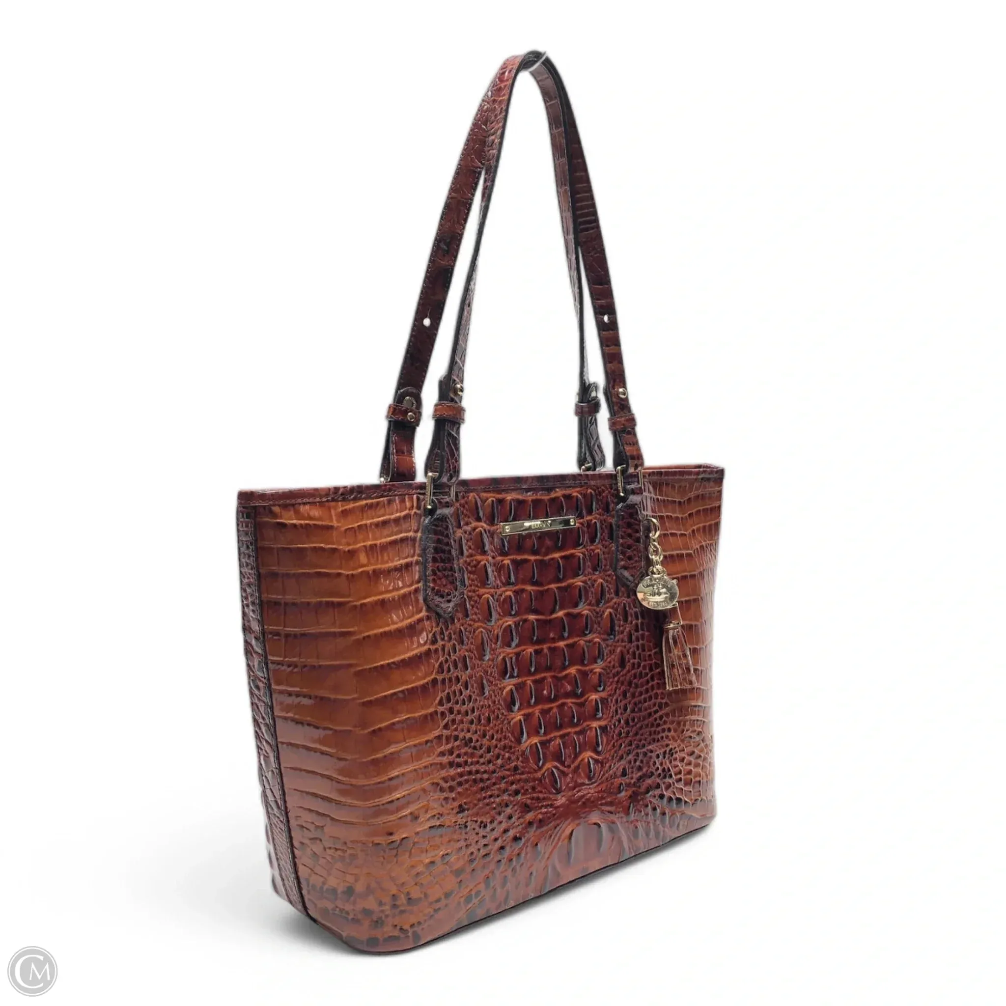 Tote Designer By Brahmin, Size: Medium