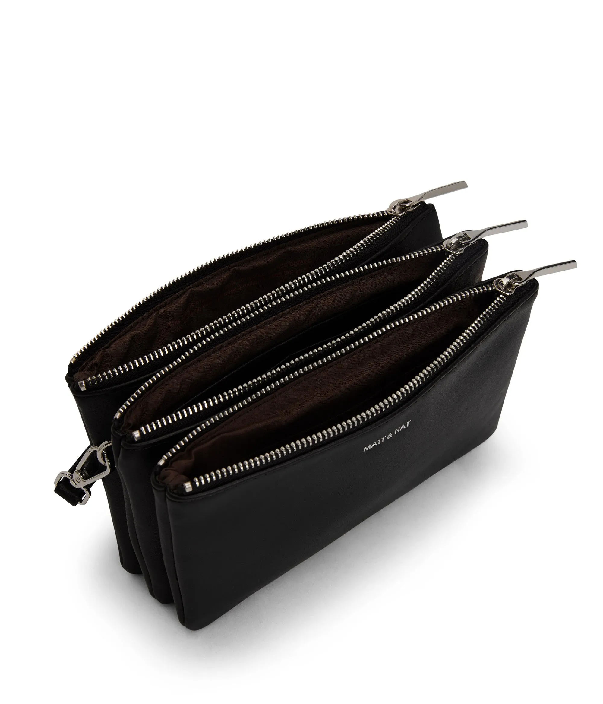 TRIPLET Vegan Crossbody Bag - Loom