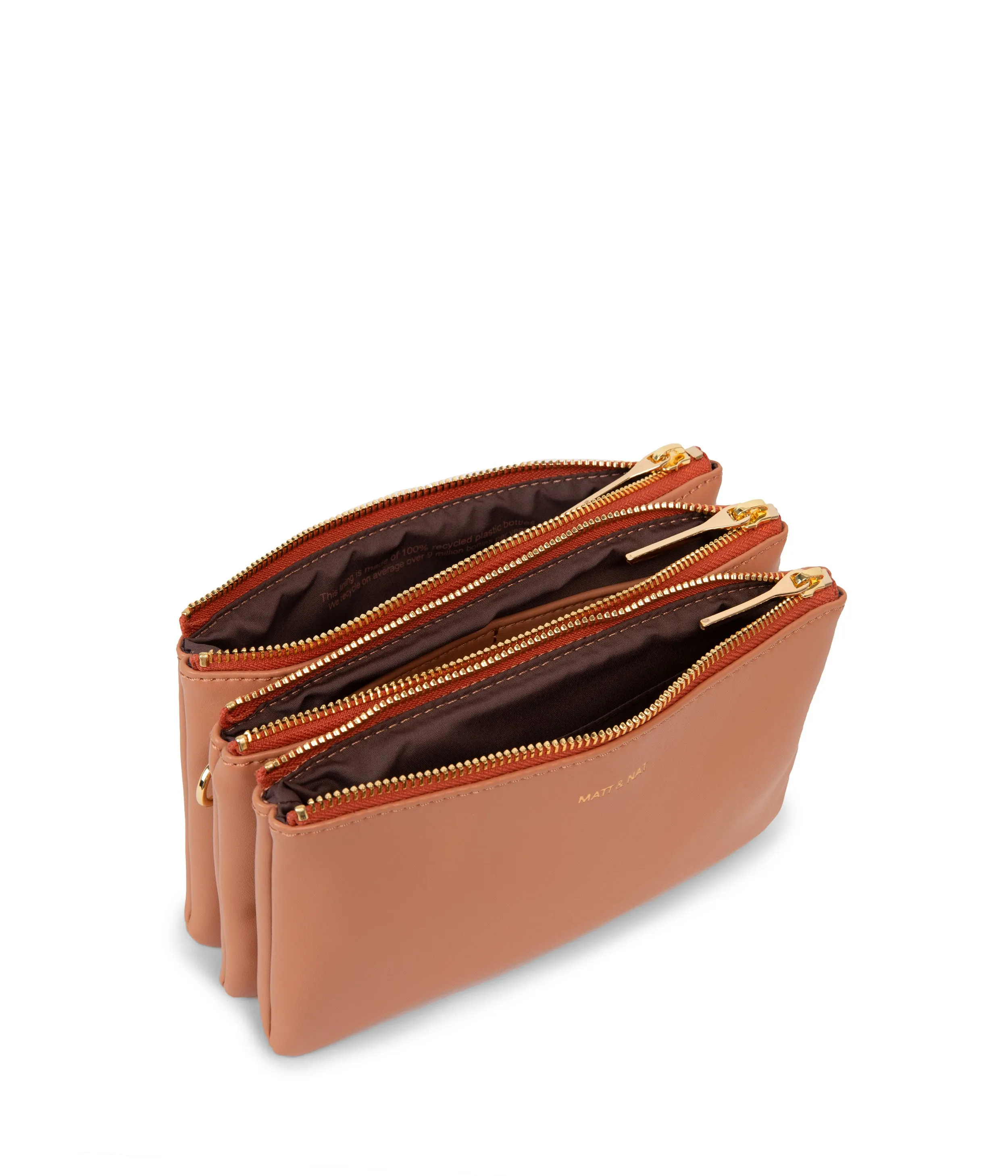 TRIPLET Vegan Crossbody Bag - Loom