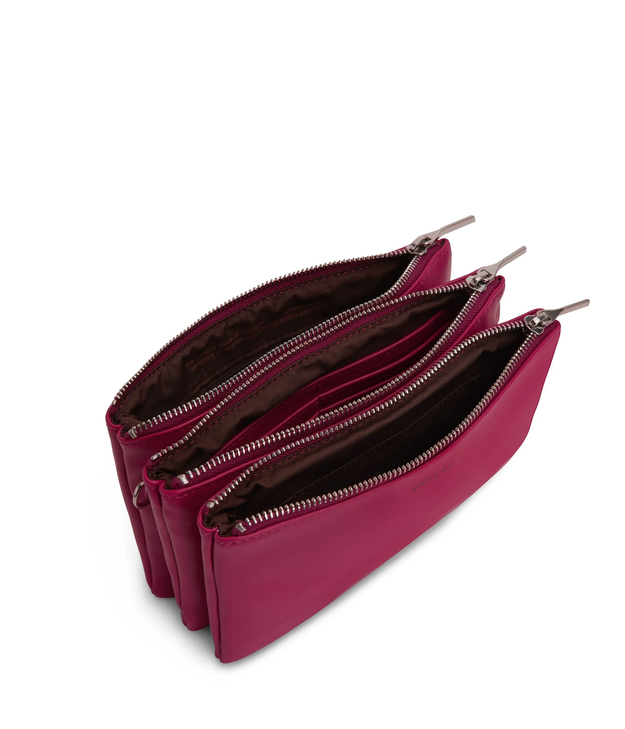 TRIPLET Vegan Crossbody Bag - Loom