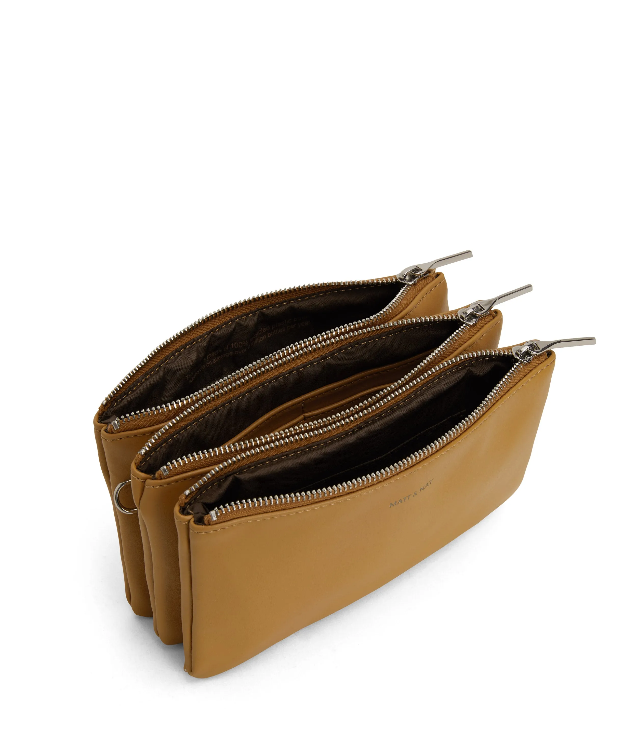 TRIPLET Vegan Crossbody Bag - Loom
