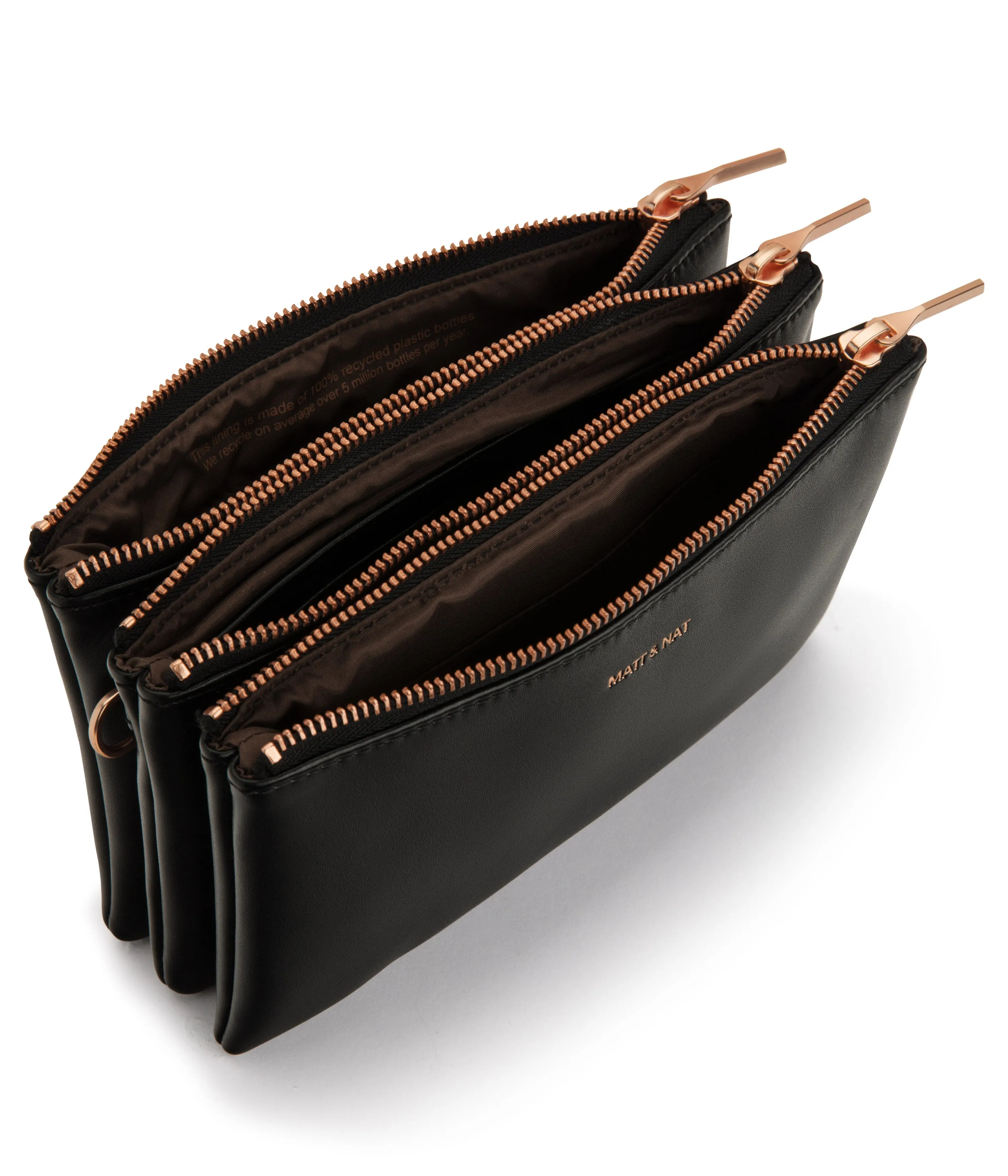 TRIPLET Vegan Crossbody Bag - Loom