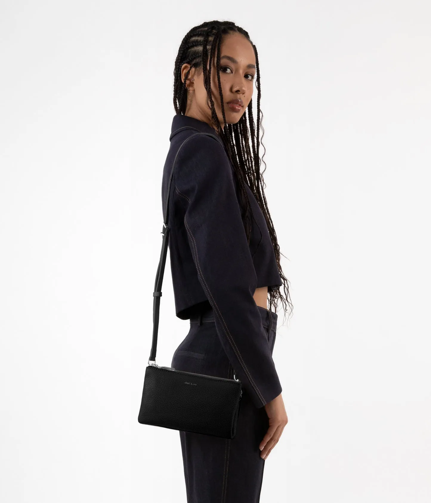 TRIPLET Vegan Crossbody Bag - Purity