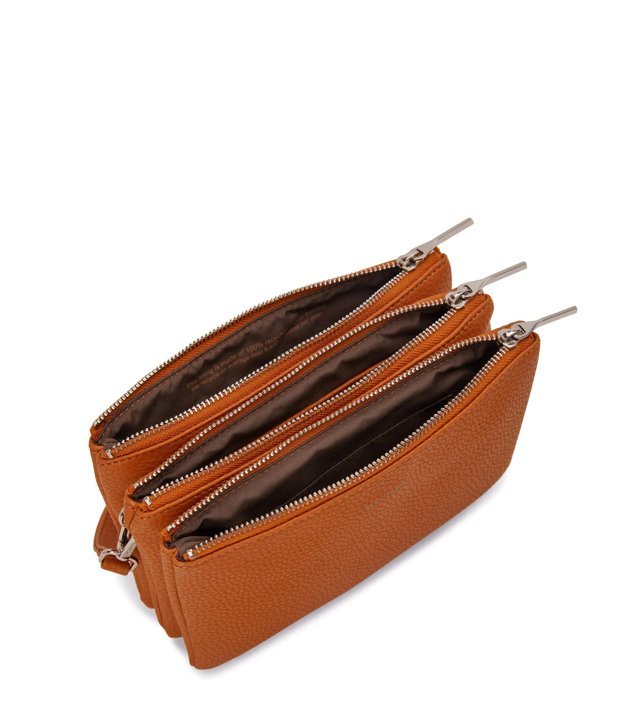 TRIPLET Vegan Crossbody Bag - Purity