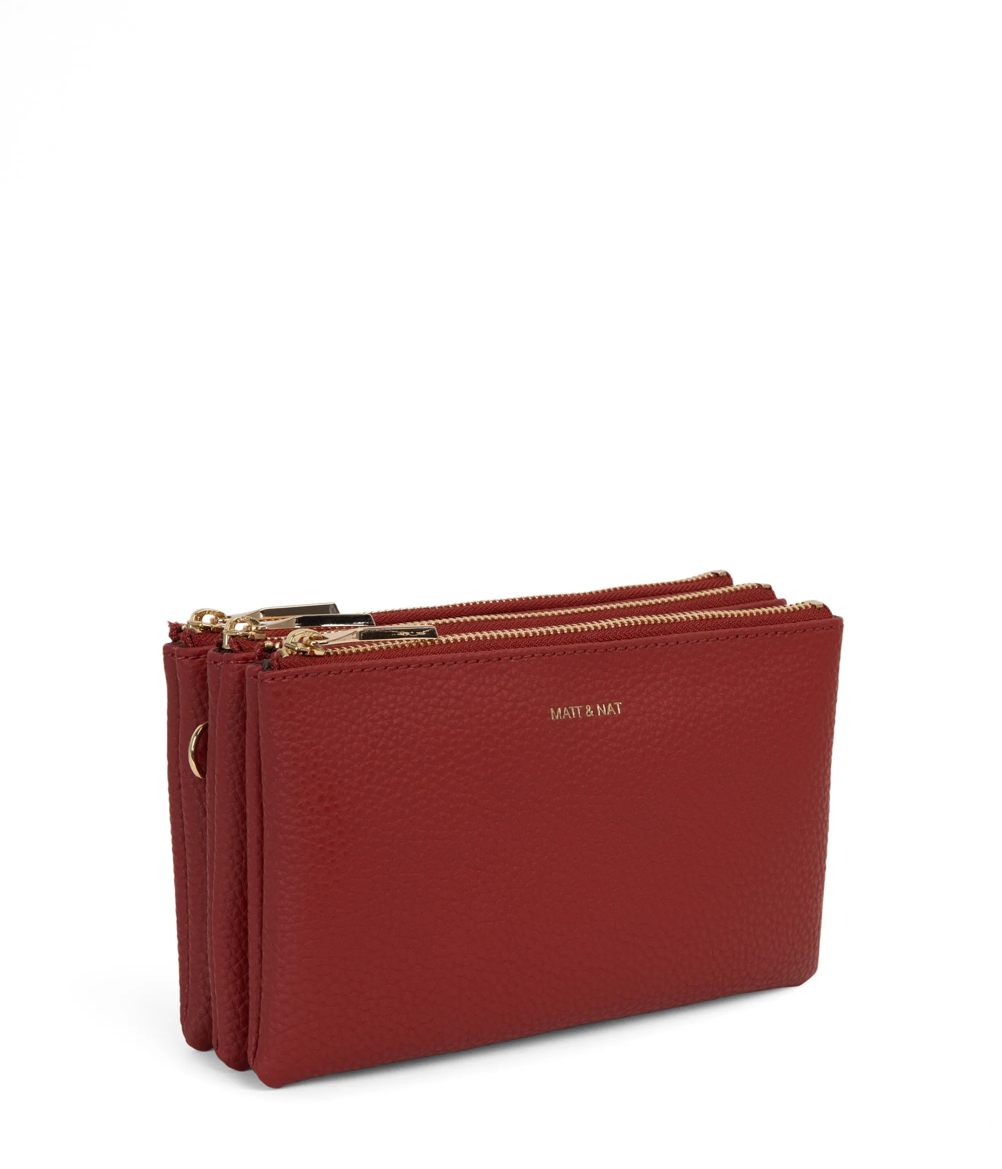 TRIPLET Vegan Crossbody Bag - Purity