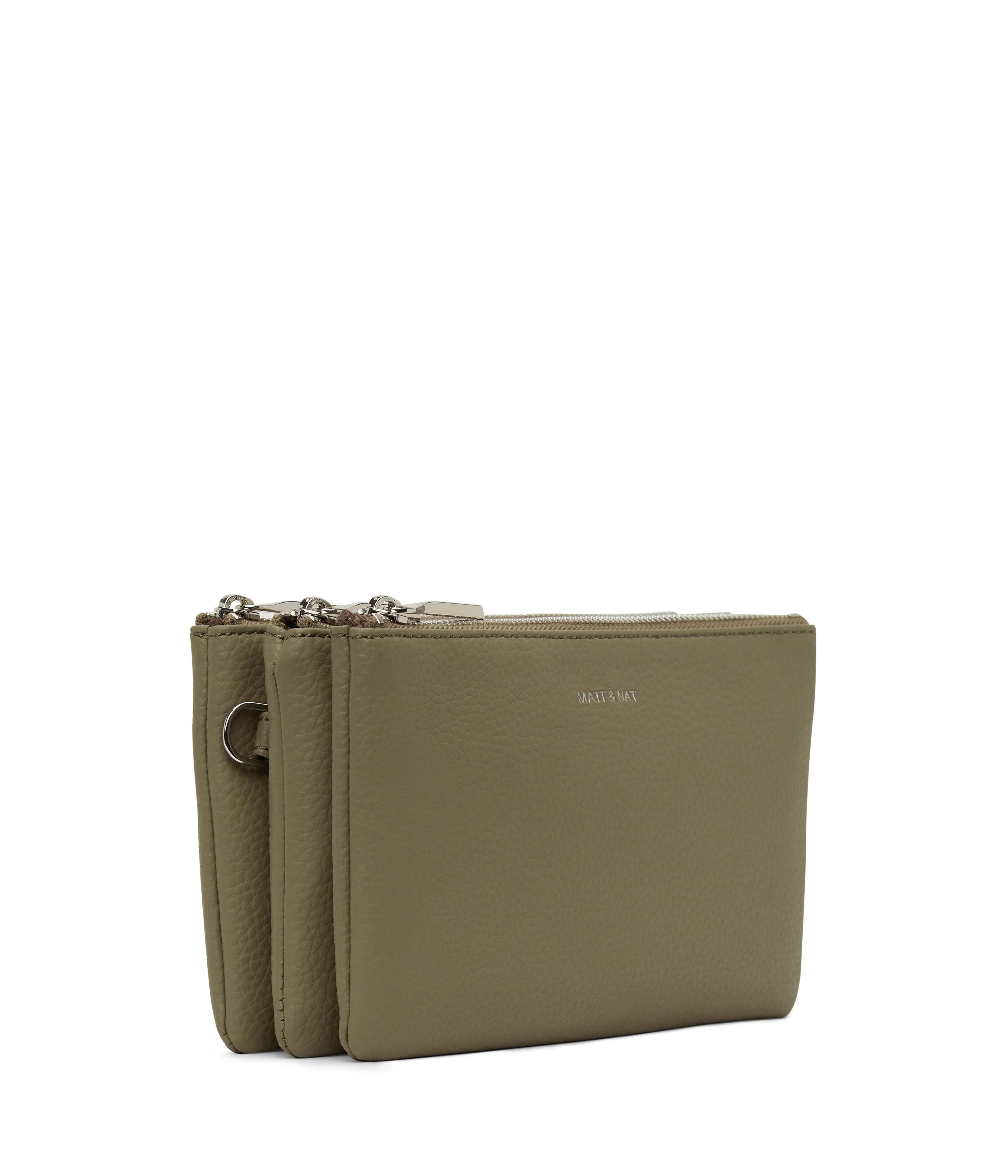 TRIPLET Vegan Crossbody Bag - Purity