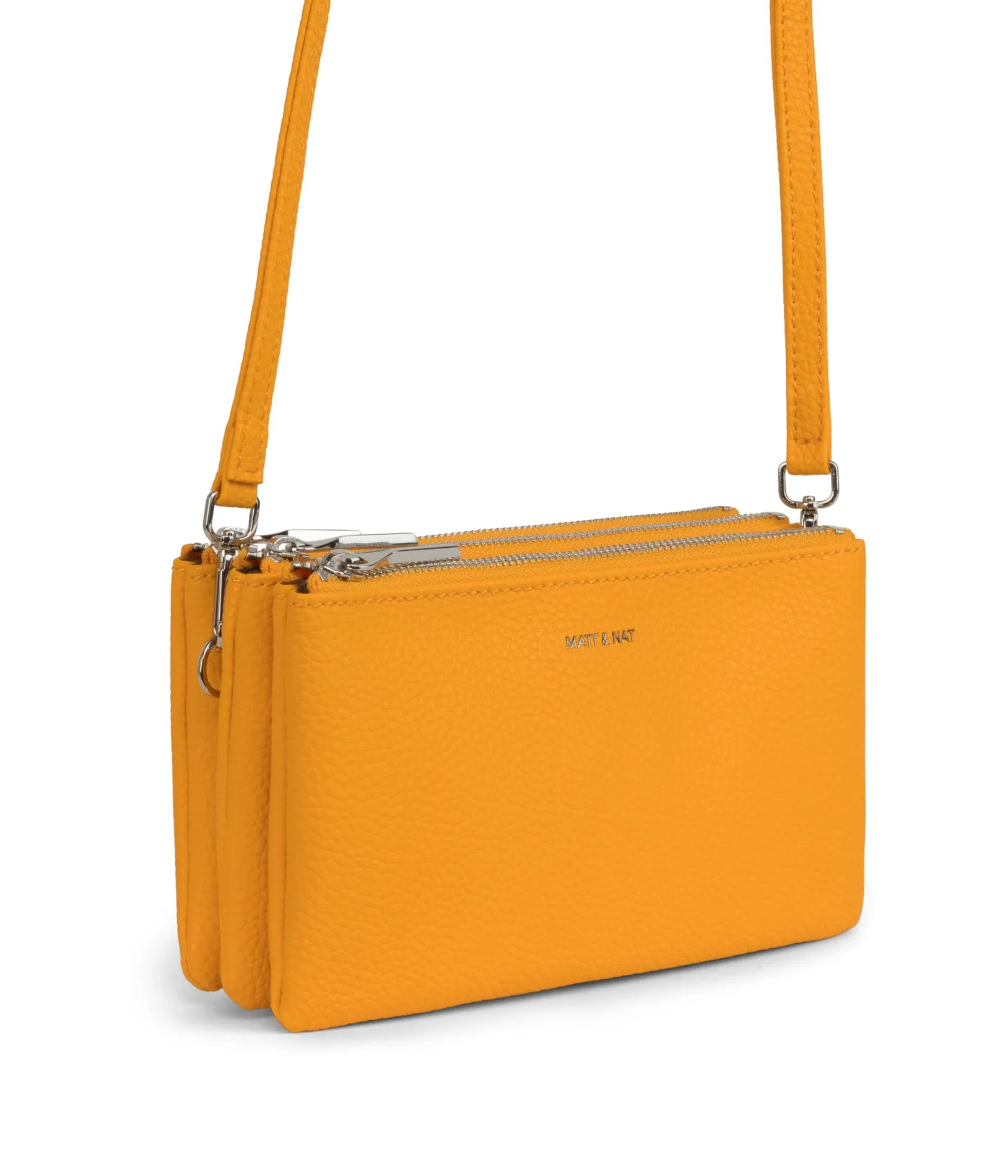 TRIPLET Vegan Crossbody Bag - Purity