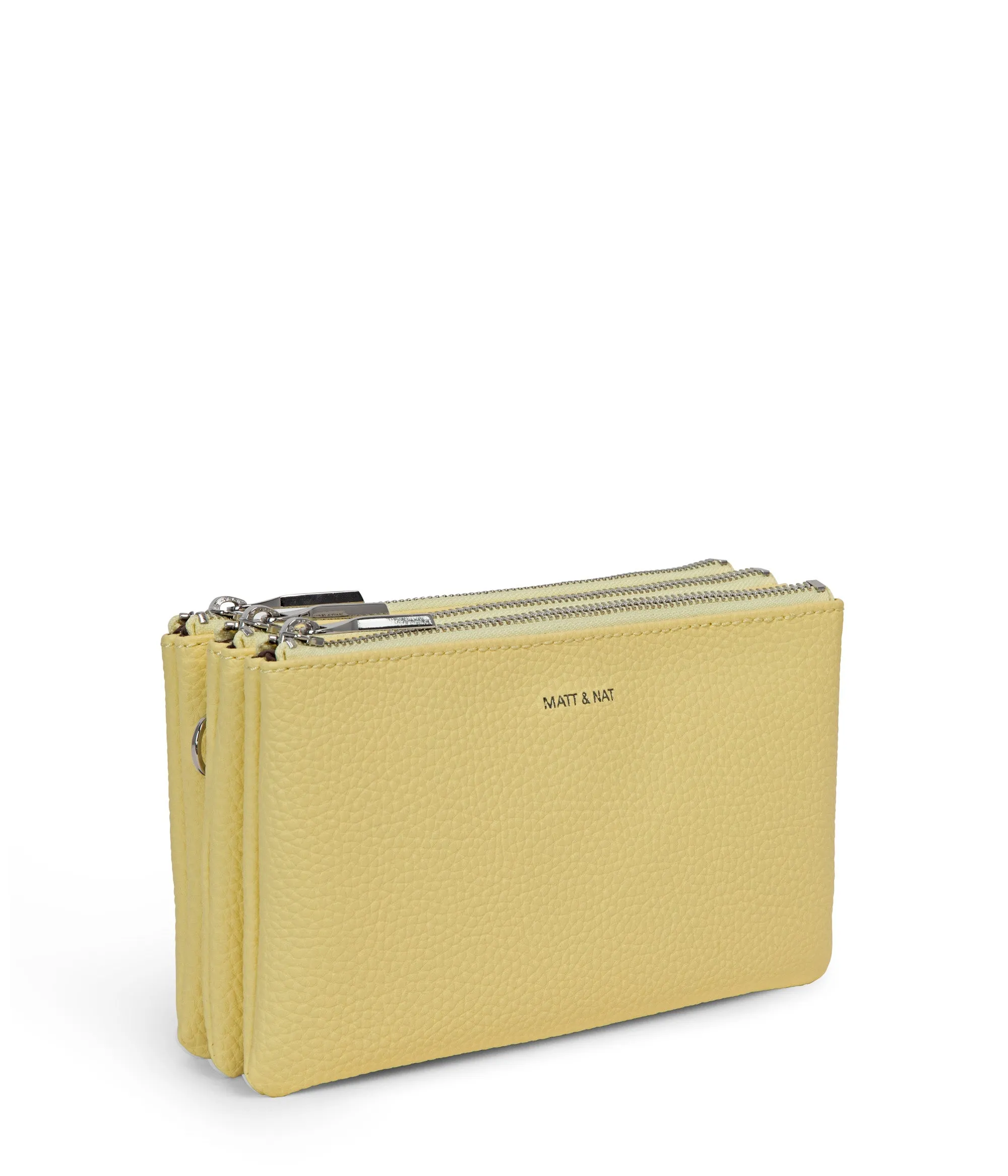 TRIPLET Vegan Crossbody Bag - Purity