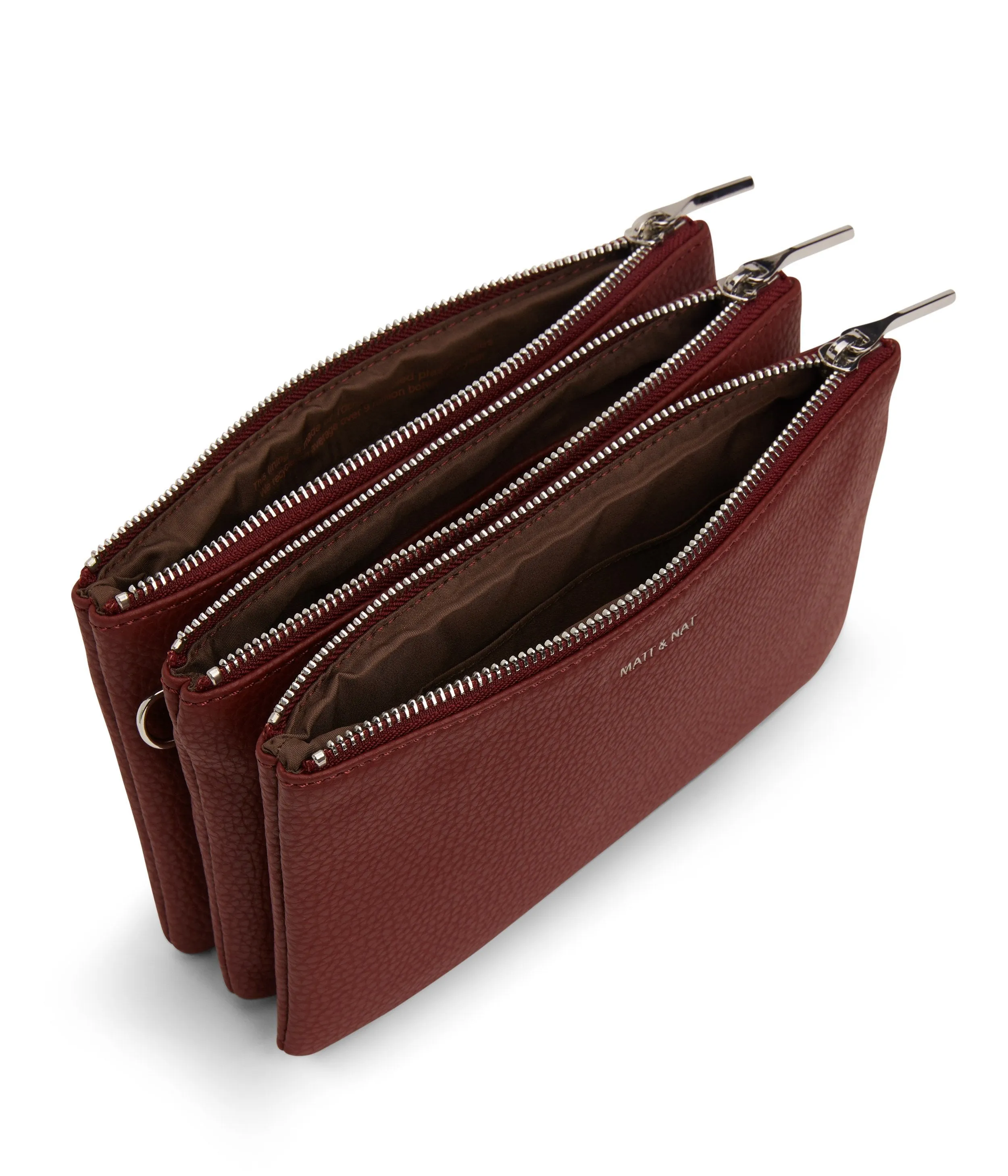 TRIPLET Vegan Crossbody Bag - Purity
