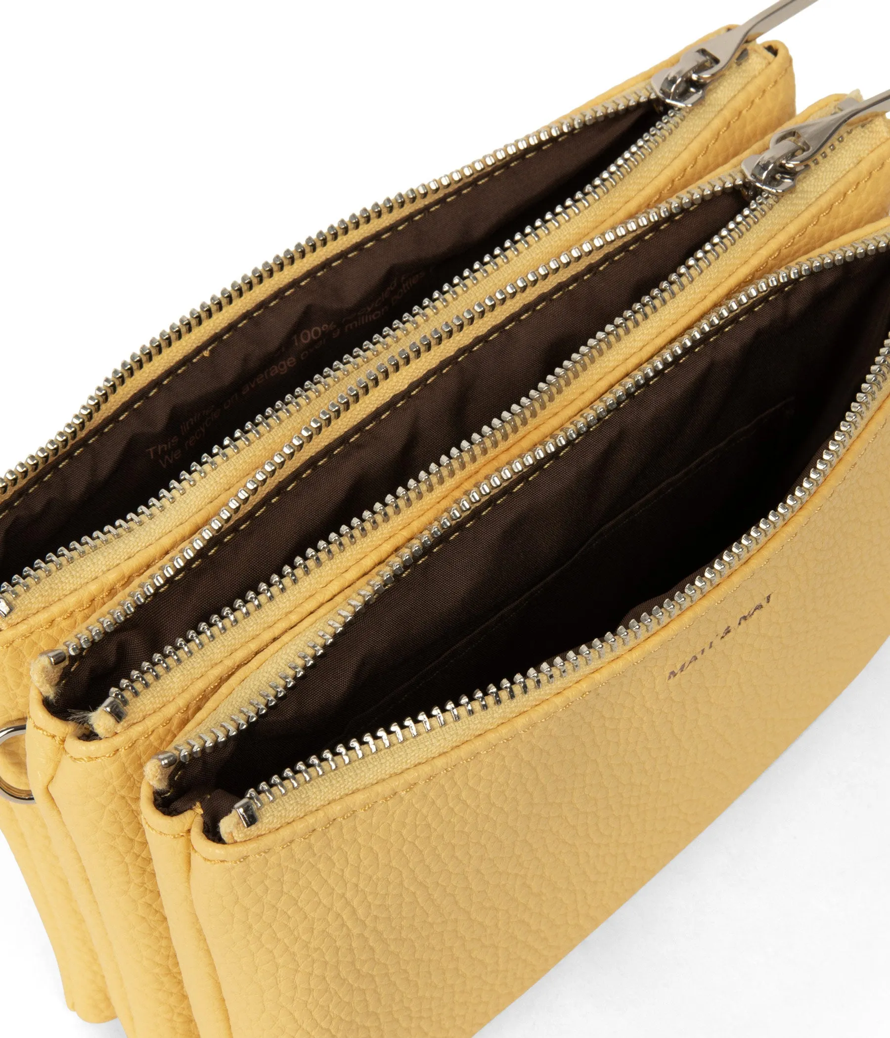 TRIPLET Vegan Crossbody Bag - Purity