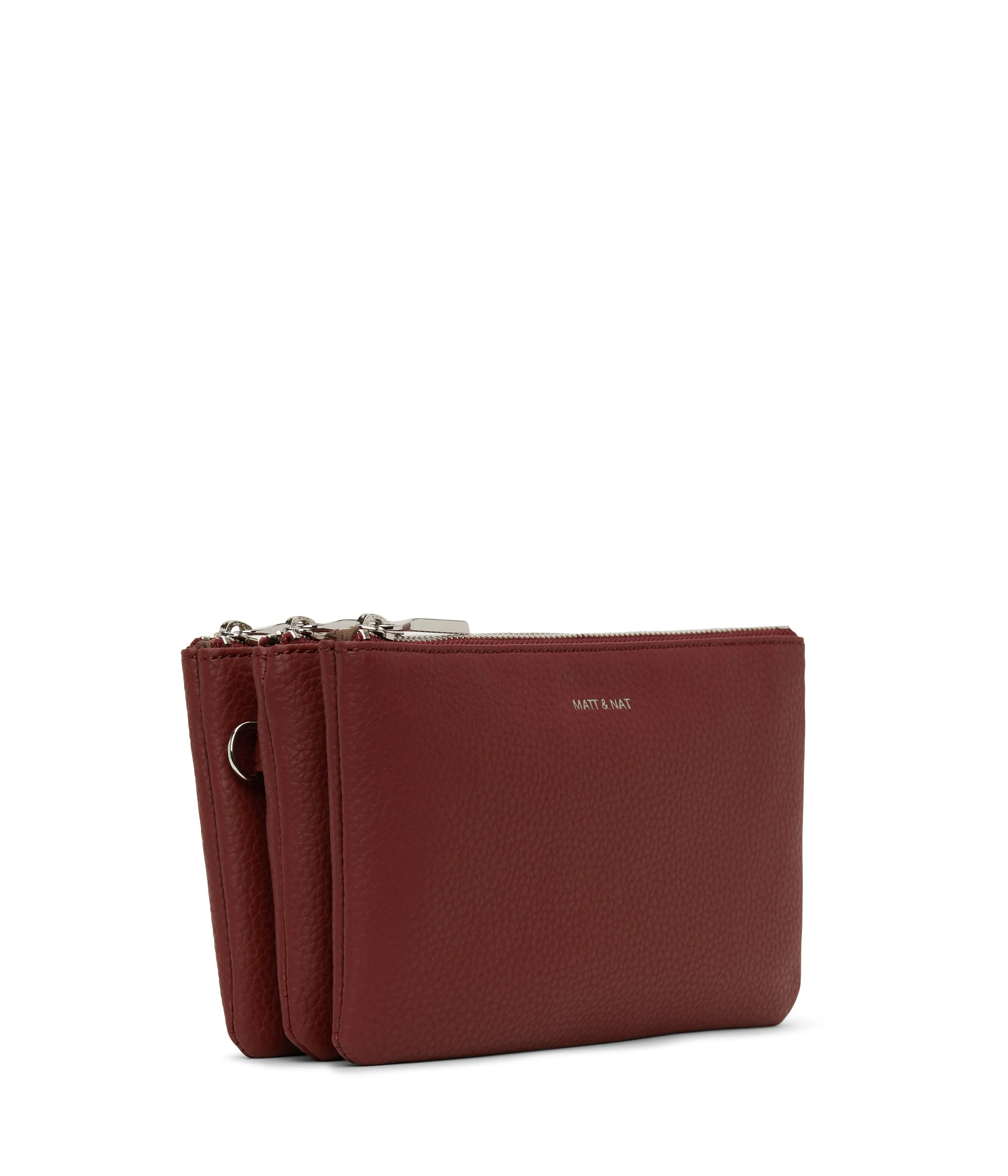 TRIPLET Vegan Crossbody Bag - Purity