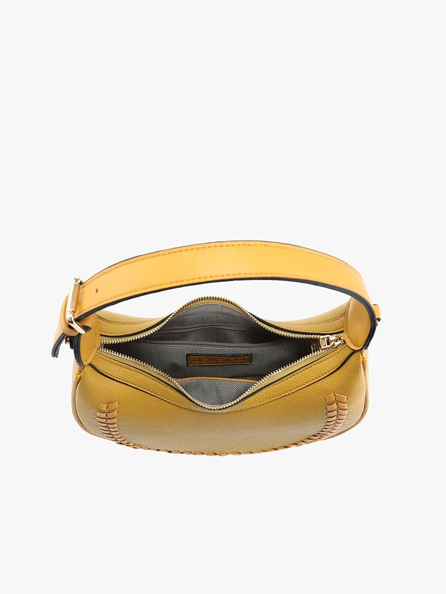Tristan Vegan Whipstitch Shoulder Bag