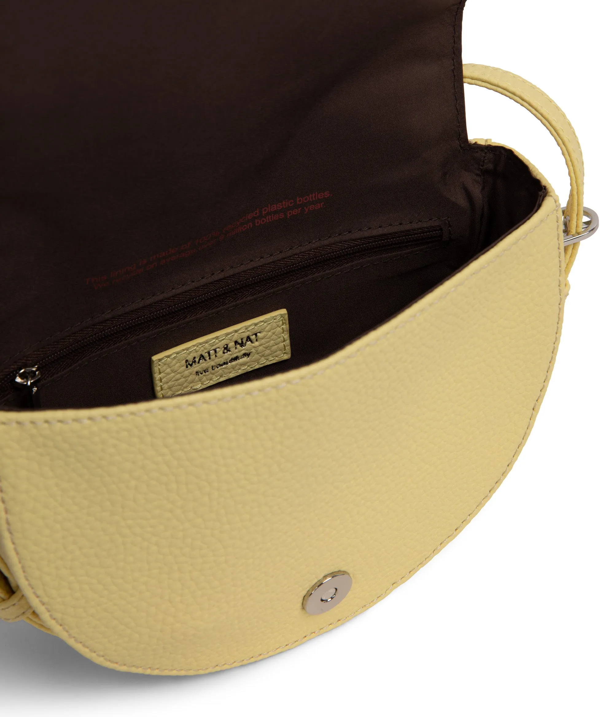 TWILL Vegan Saddle Bag - Purity