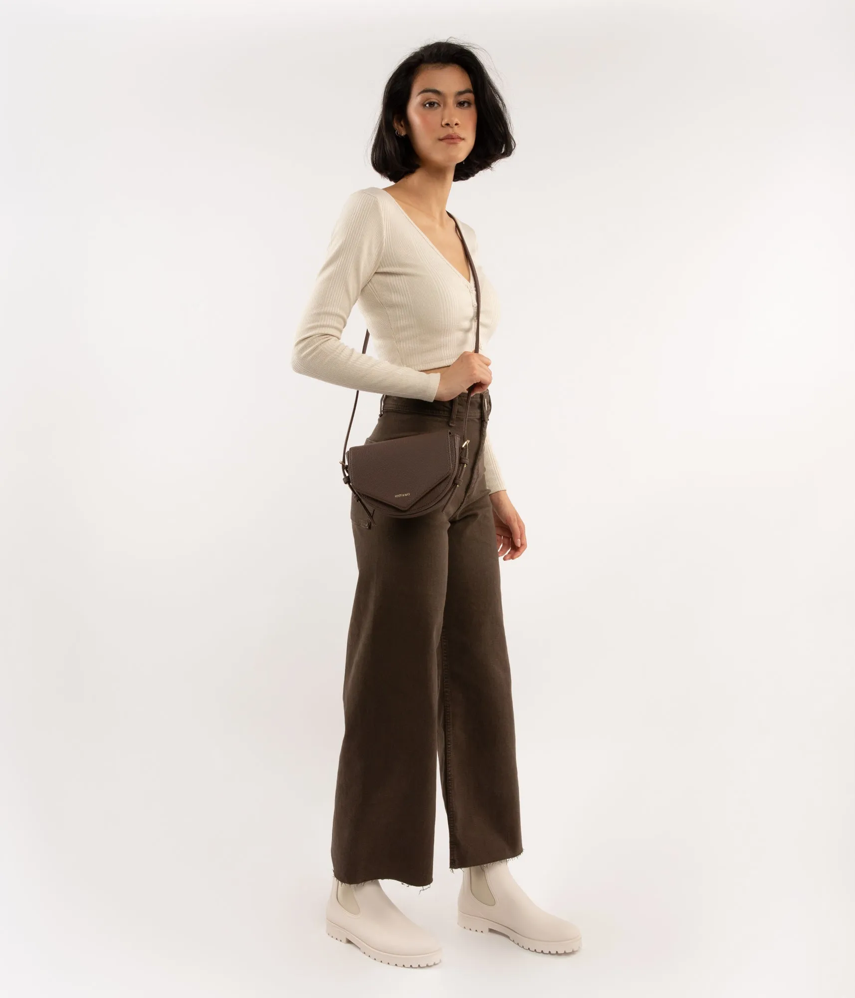 TWILL Vegan Saddle Bag - Purity