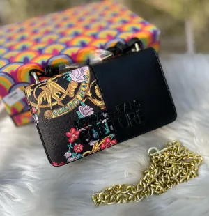 Versace Crossbody Shoulder Bag ?C Timeless Luxury (Black-3)