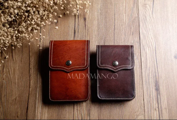Vintage Leather Small phone Purse shoulder bag leather crossbody bag for women