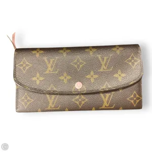 Wallet Luxury Designer By Louis Vuitton, Size: Medium