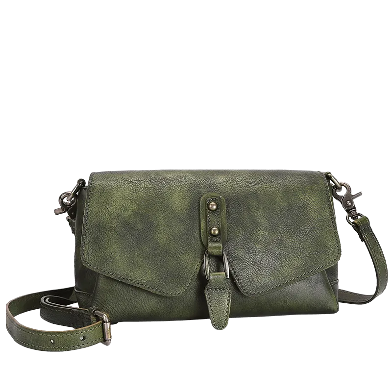 Womens Brown Leather Vintage Handmade Shoulder Bag Best Crossbody Purses for Ladies