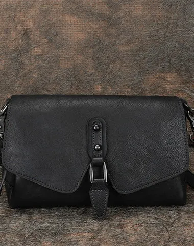 Womens Brown Leather Vintage Handmade Shoulder Bag Best Crossbody Purses for Ladies