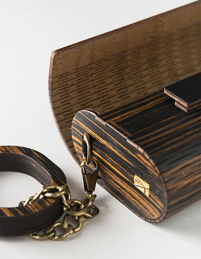 Wooden SWANSON Clutch